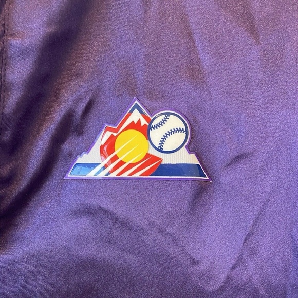 Colorado Rockies Antigua Purple Jacket Women Size 2XL - Picture 3 of 8